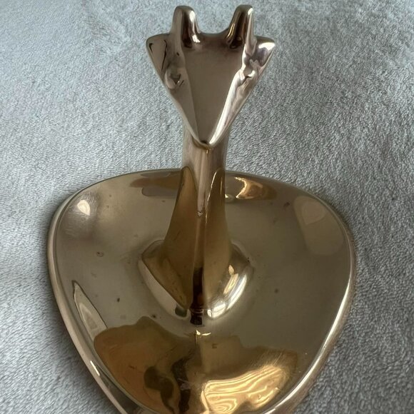 Rare Jonathan Adler Brass Giraffe Jewelry Dish - Picture 5 of 8